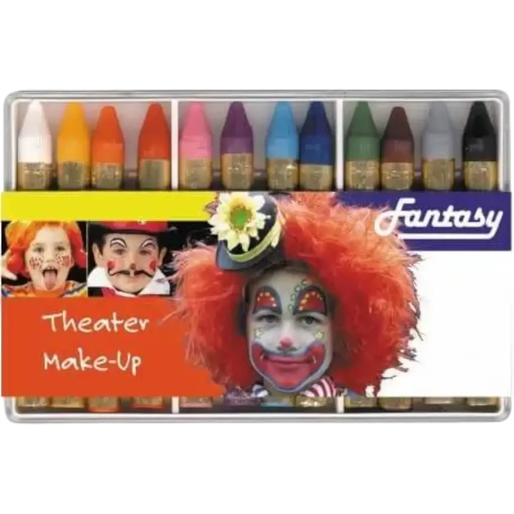 Boîte de 12 Crayons Gras Pour Maquillage Enfant 
