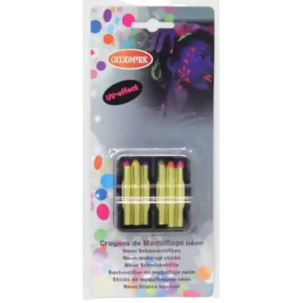 Boîte de 6 Crayons Gras Fluo
