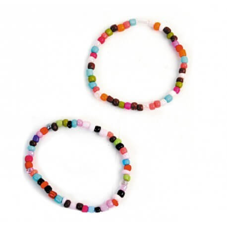 Bracelet en Perles multicolores