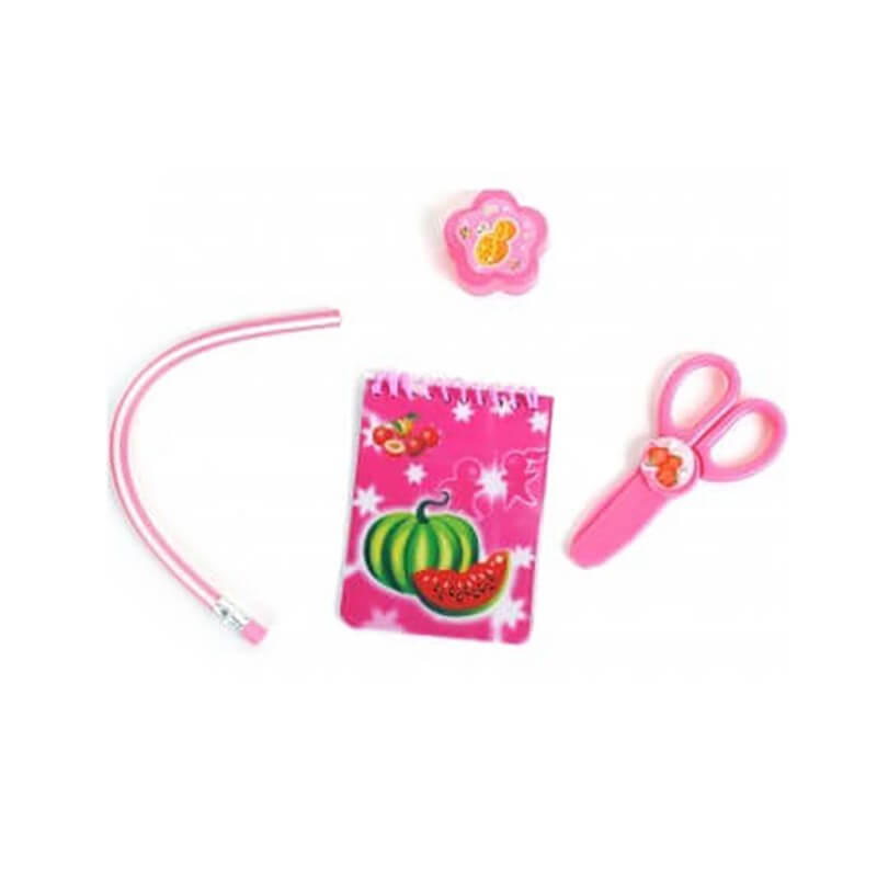 Set papeterie rose (4 pièces) 