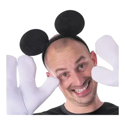 Serre Tête Souris Noir