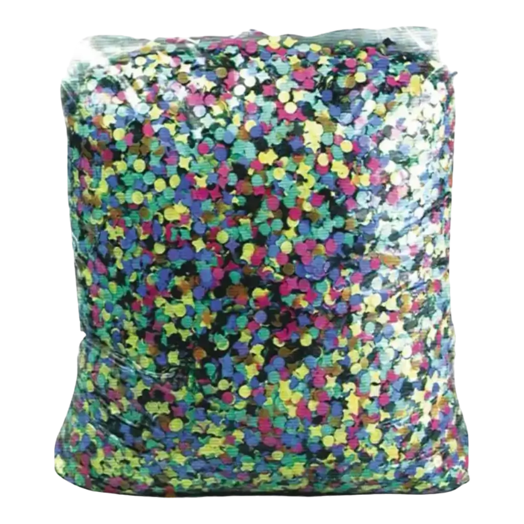 Sachet 1kg Confettis Multicolores