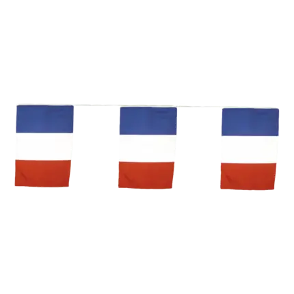 Guirlande Drapeau France 10m