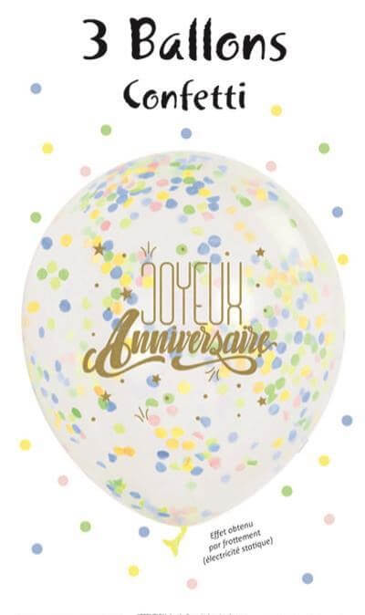 Lot De 3 Ballons Joyeux Anniversaire Confettis Pastel Ballons A Confettis Sur Sparklers Club Lot De 3 Ballons Joyeux Anniversaire Confettis Pastel Ballons A Confettis Sur Sparklers Club