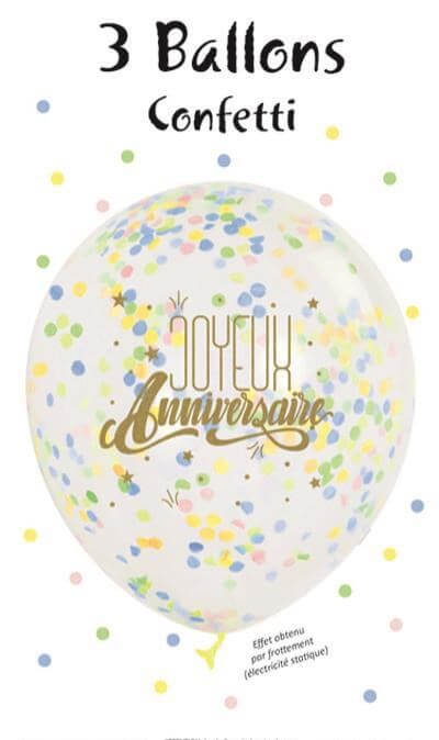 Confetti Anniversaire 20 Ans Or