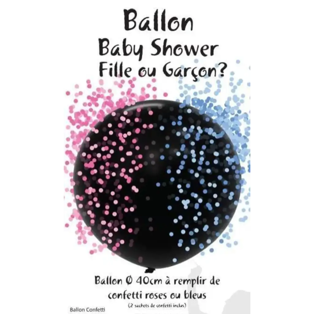 Ballons confettis Fille ou Garçon? 
