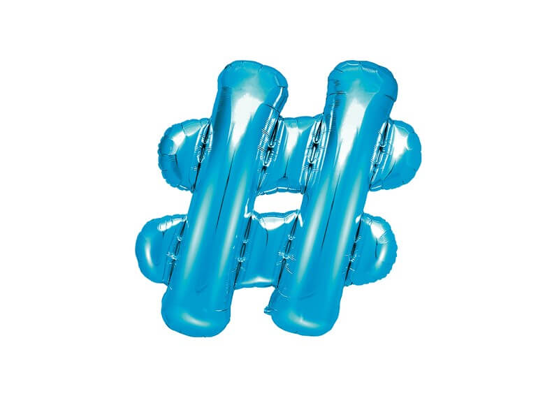 Ballon # Bleu 35cm