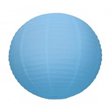 Lanterna giapponese color blu reale 45 cm Taglia Unica 