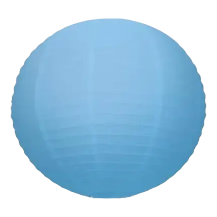 Lanterne Japonaise bleu clair 35cm 