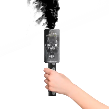 Fumigène à mains 45 secondes noir 