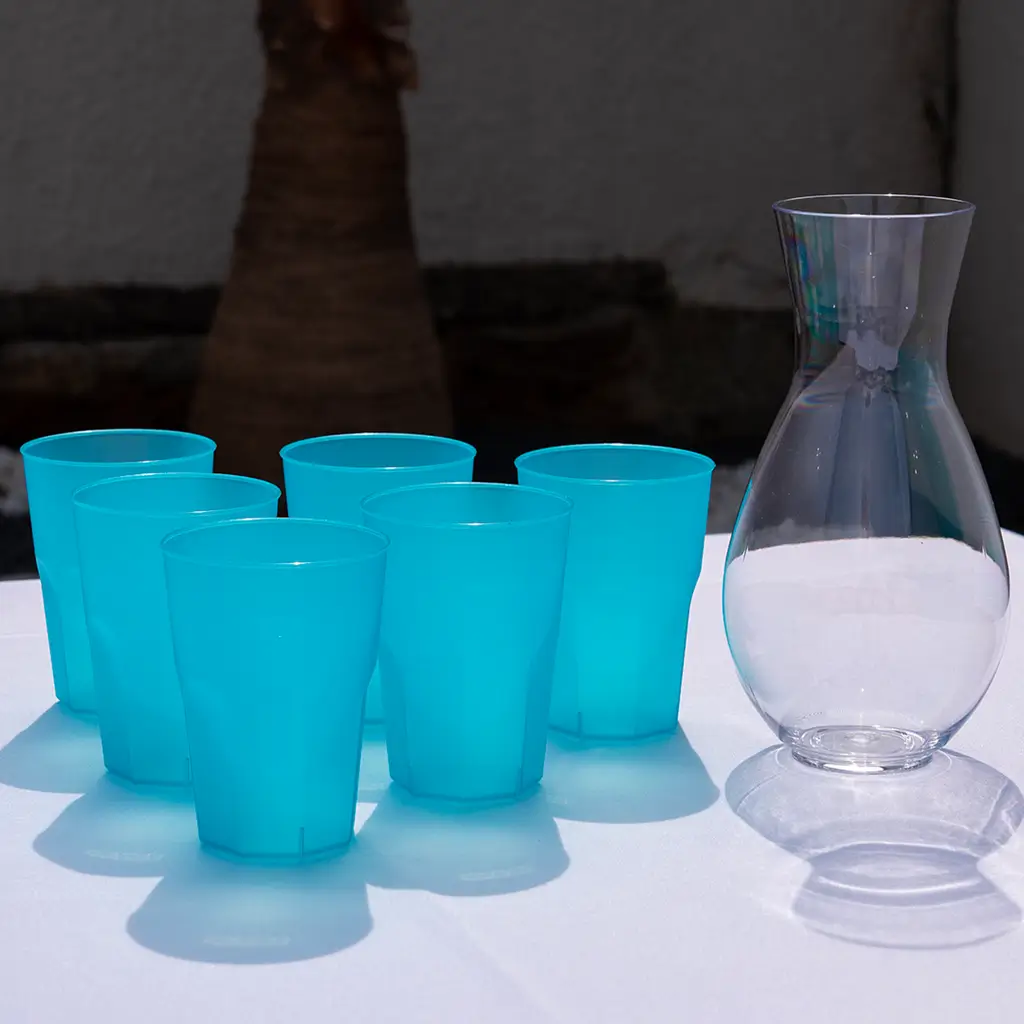 Verre à Eau Arpège Chef & Sommelier | Lot De 6 | 35 Cl/360 Ml | Cristal Bleu