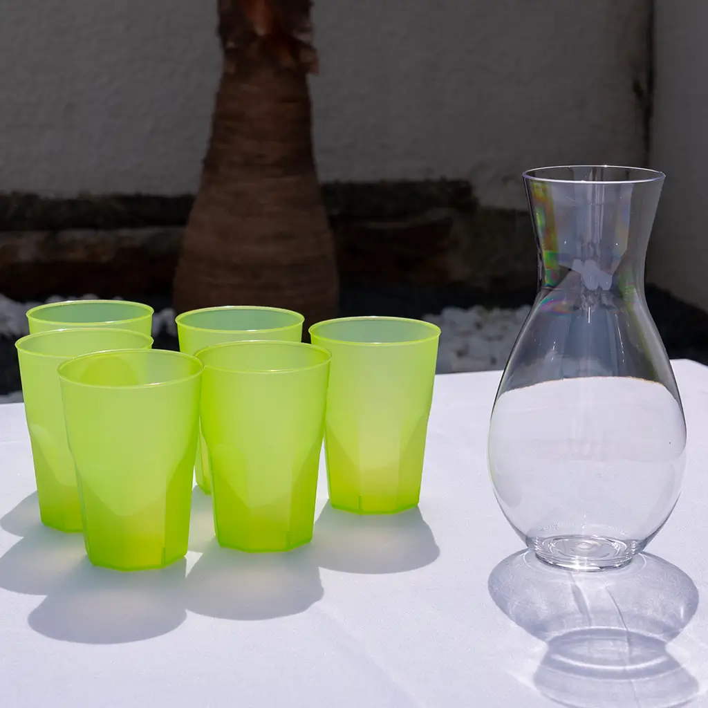 Verre à cocktail vert 35cl (Lot de 20)