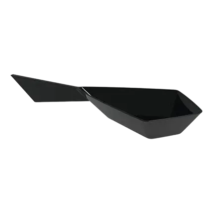 Verrine Diamond en plastique noir - Lot de 30