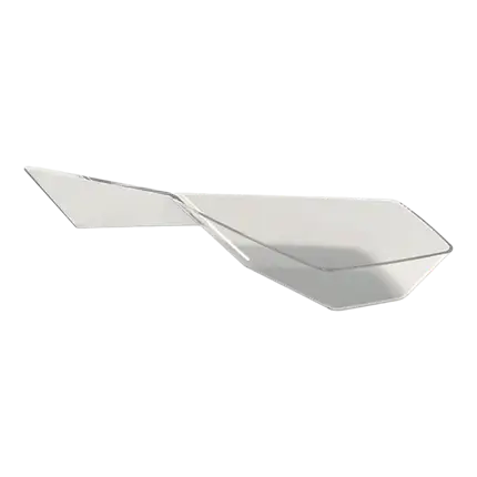 Verrine Diamond en plastique transparent - Lot de 30