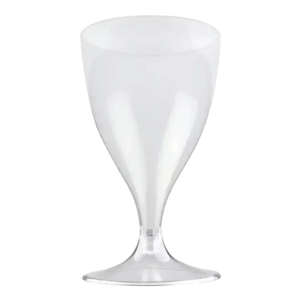 Verre à vin 20cl en plastique transparent - Lot de 20 