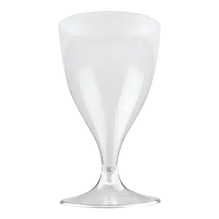 Verre à vin 20cl en plastique transparent - Lot de 20
