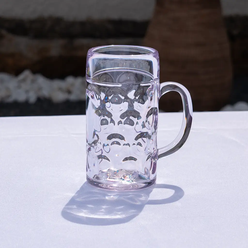Chope à Bière Transparente design 50cl 