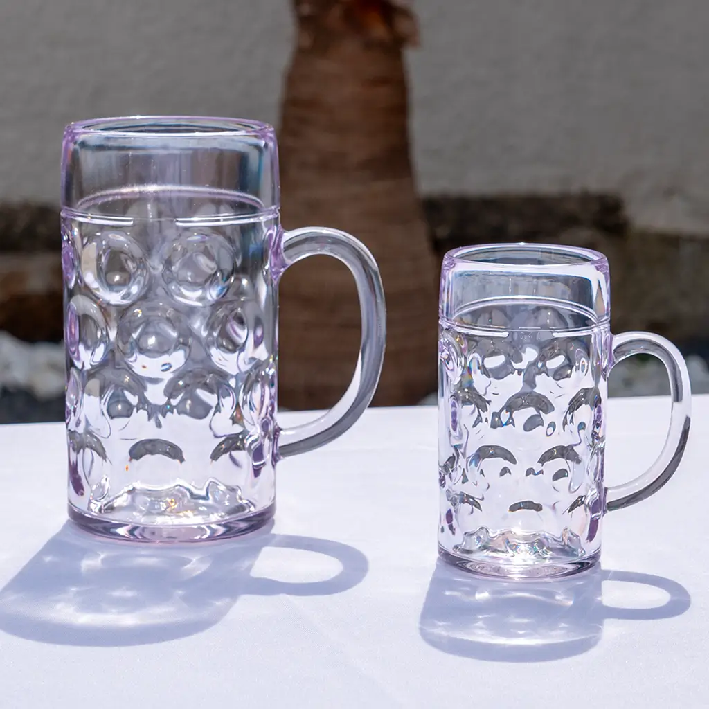 Chope à Bière Transparente design 50cl 