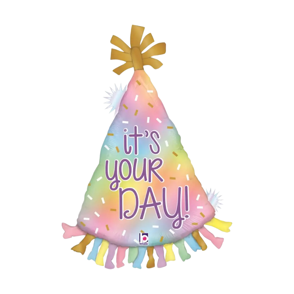 Ballon Chapeau "It's your Day" 86cm