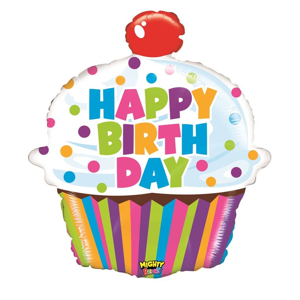 Ballon Birthday Cupcake 79cm