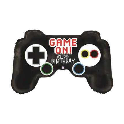 Ballon Hélium Birthday Manette Playstation 91cm