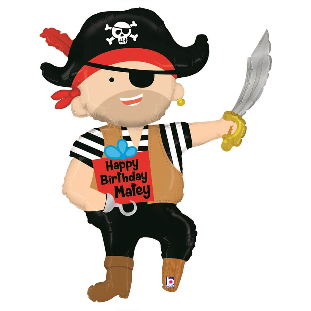 Ballon Pirate Anniversaire 112cm