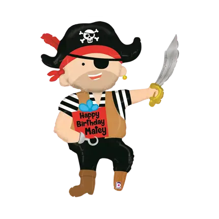 Ballon Pirate Anniversaire 112cm