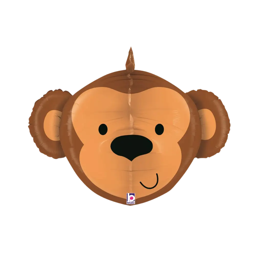 Ballon Tête de Singe 3D 69cm