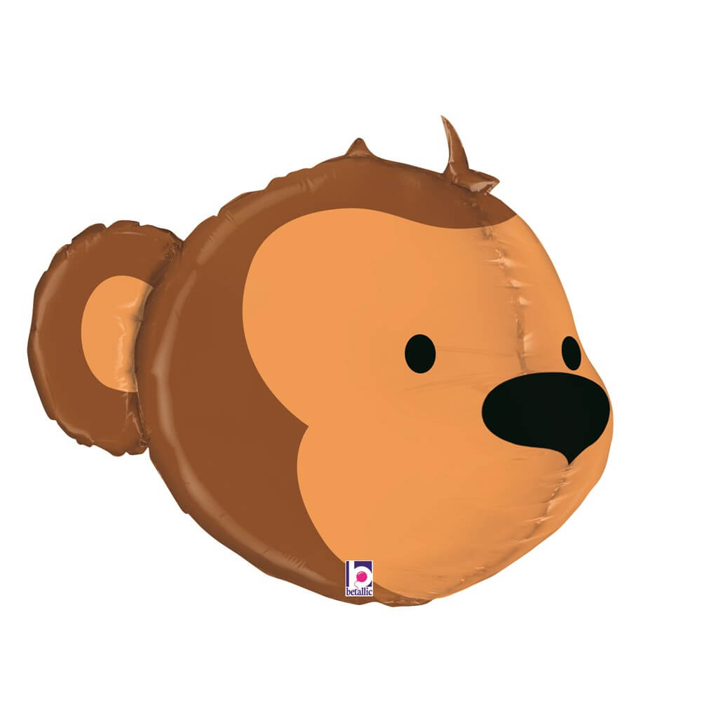 Ballon Tête de Singe 3D 69cm