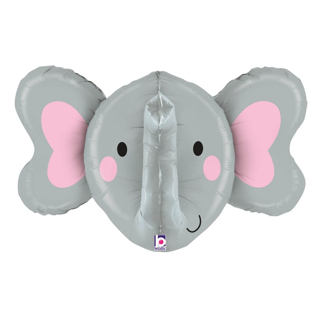 Ballon Tête d'Elephant 3D 86cm