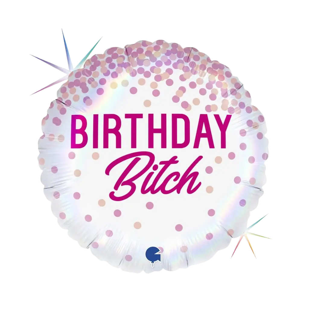 Ballon Birthday Bitch ø45cm