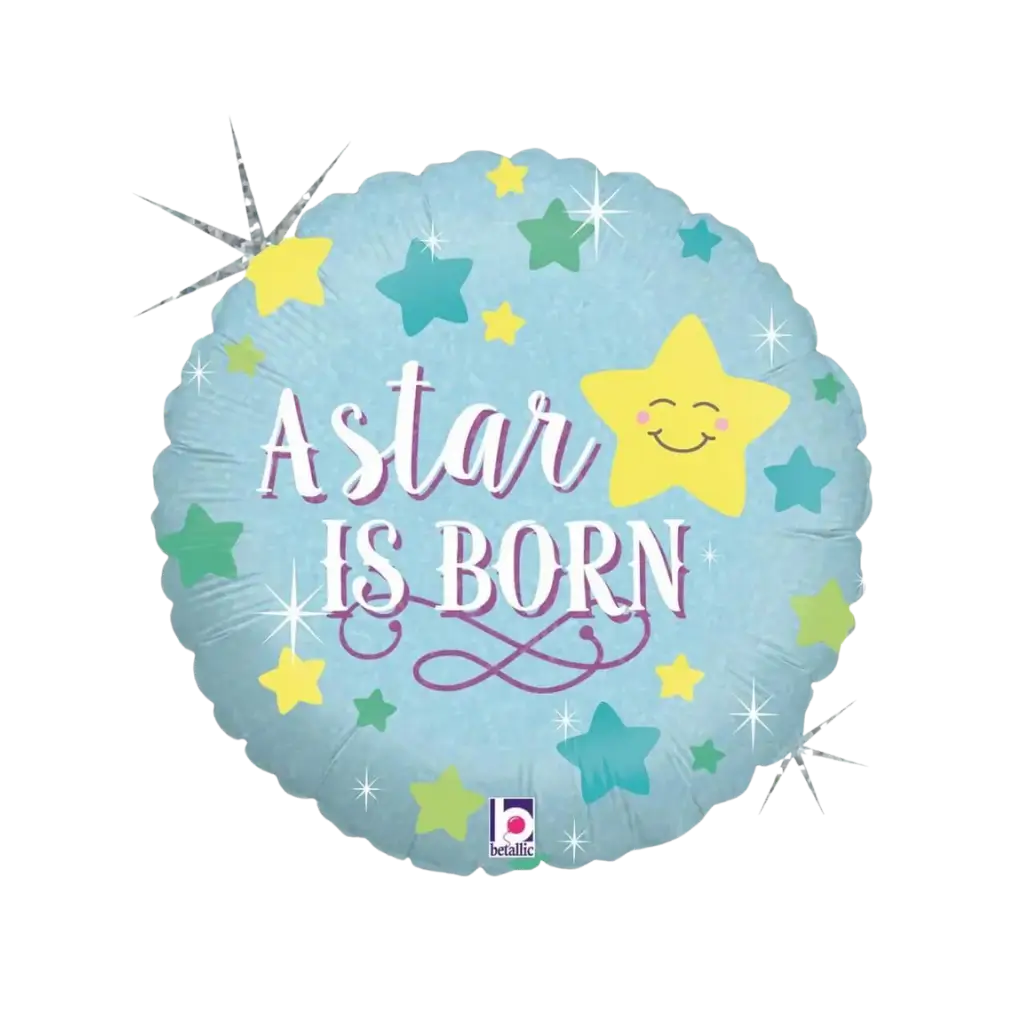 Ballon bleu A Star Is Born ø45cm