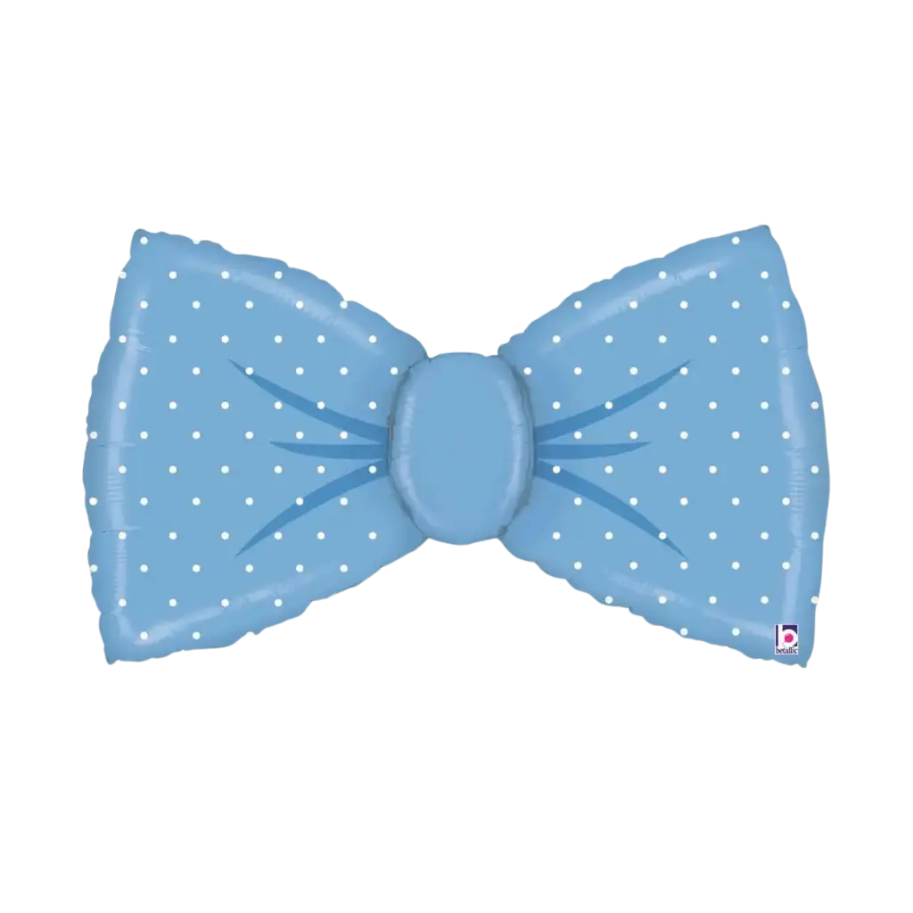 Ballon Noeud Papillon Bleu 107cm