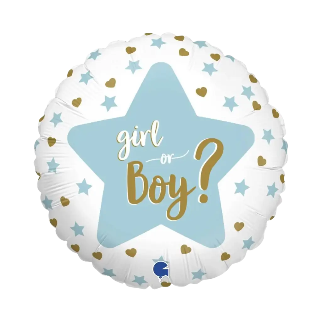 Ballon Boy or Girl "Gender Reveal" ø45cm