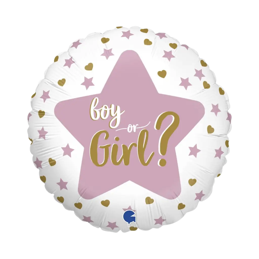 Ballon Boy or Girl Gender Reveal ø45cm