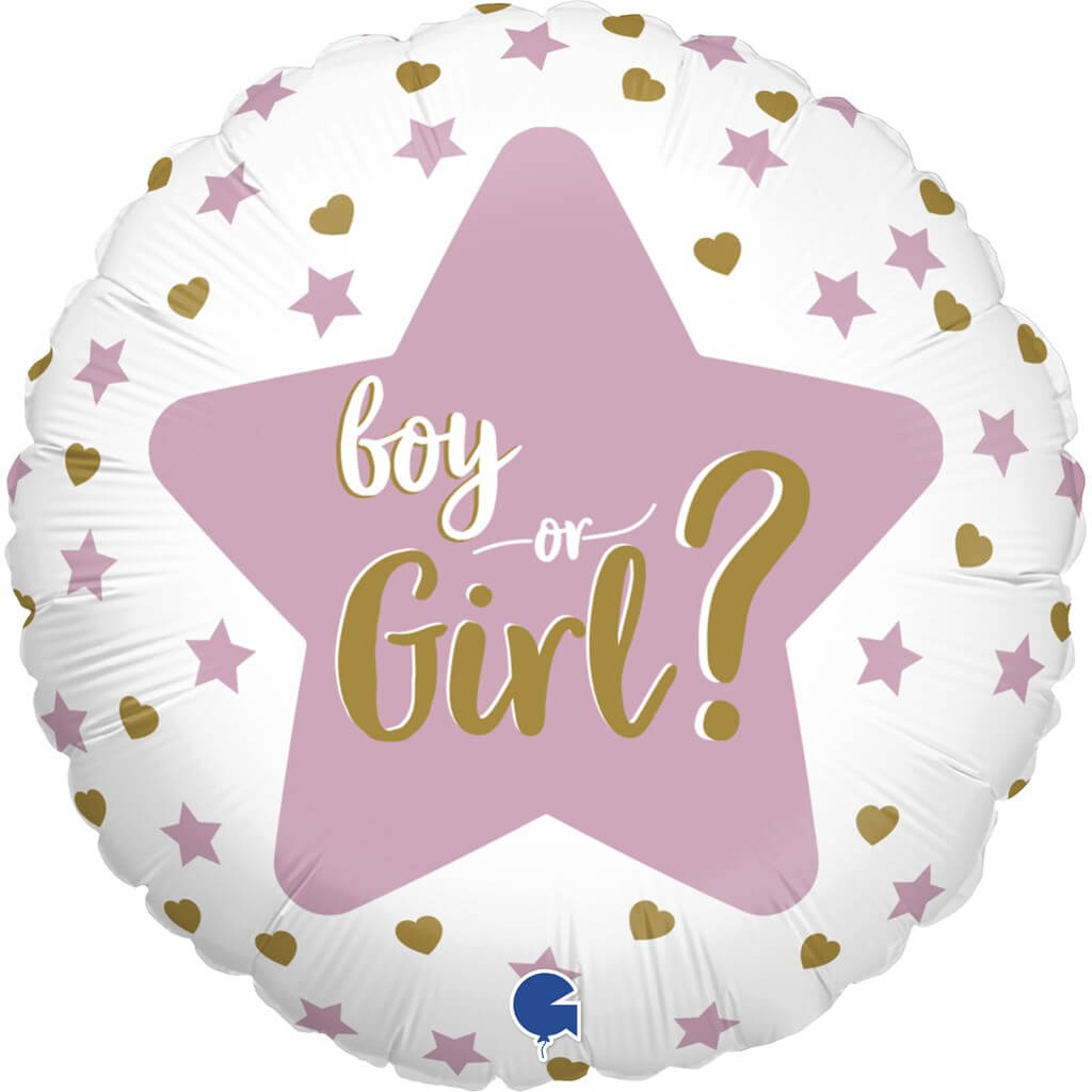 Ballon Boy or Girl "Gender Reveal" ø45cm