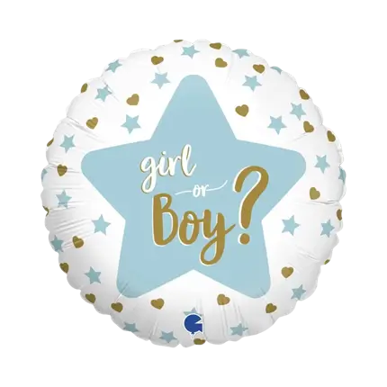 Ballon Boy or Girl "Gender Reveal" ø45cm