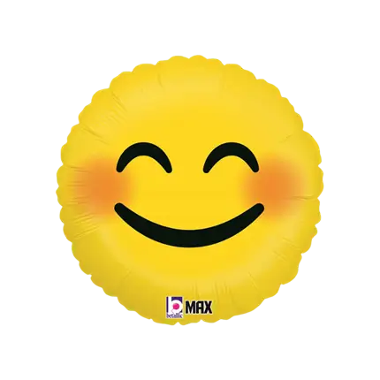 Ballon Emoji Jaune Smiley ø45cm