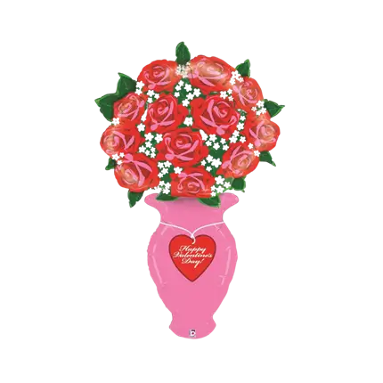 Ballon Hélium Géant Happy Valentine&#39;s Day 152cm