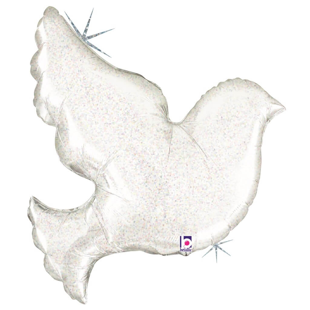 Ballon Hélium Colombe brillante 86cm