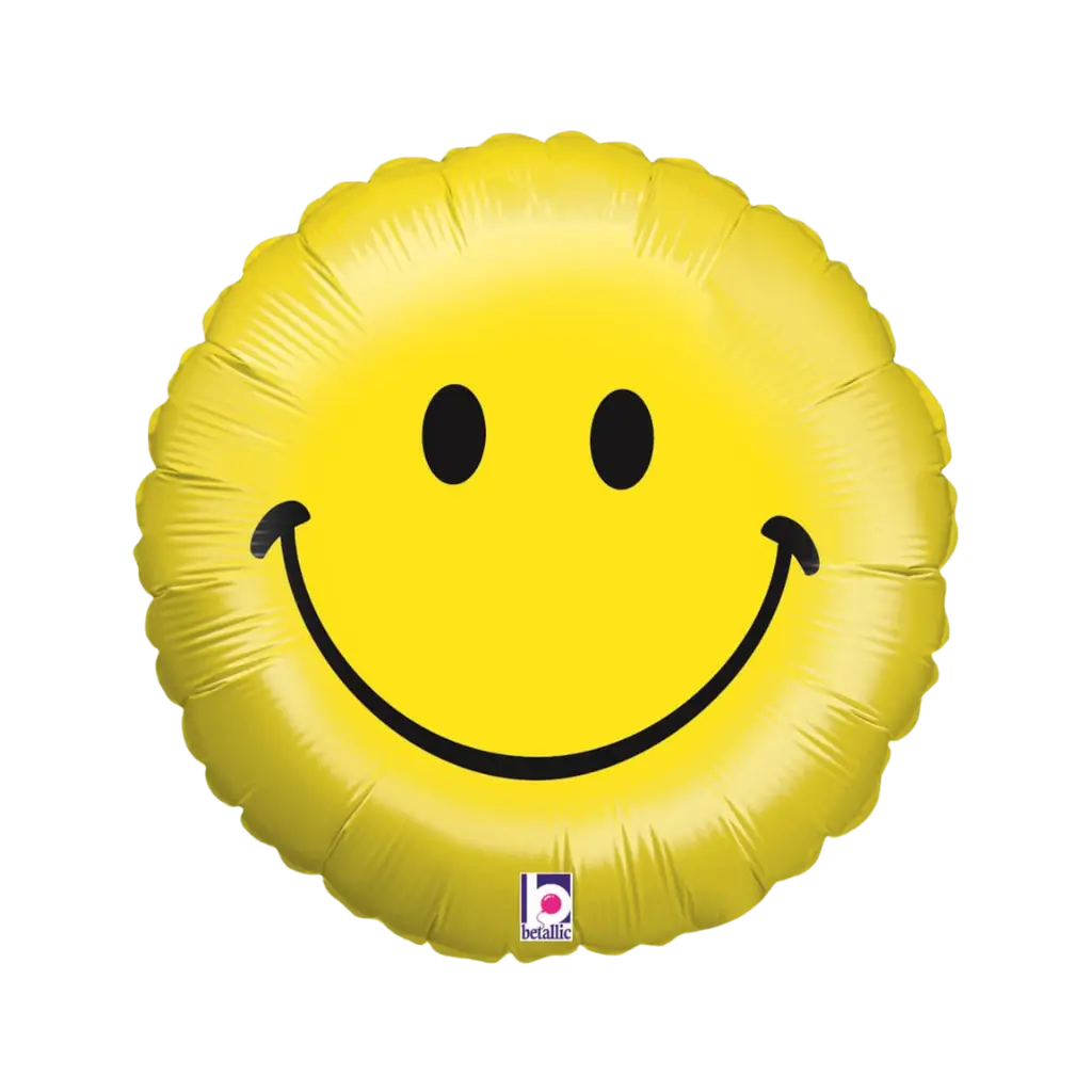 Ballon Emoji Jaune Sourire ø45cm