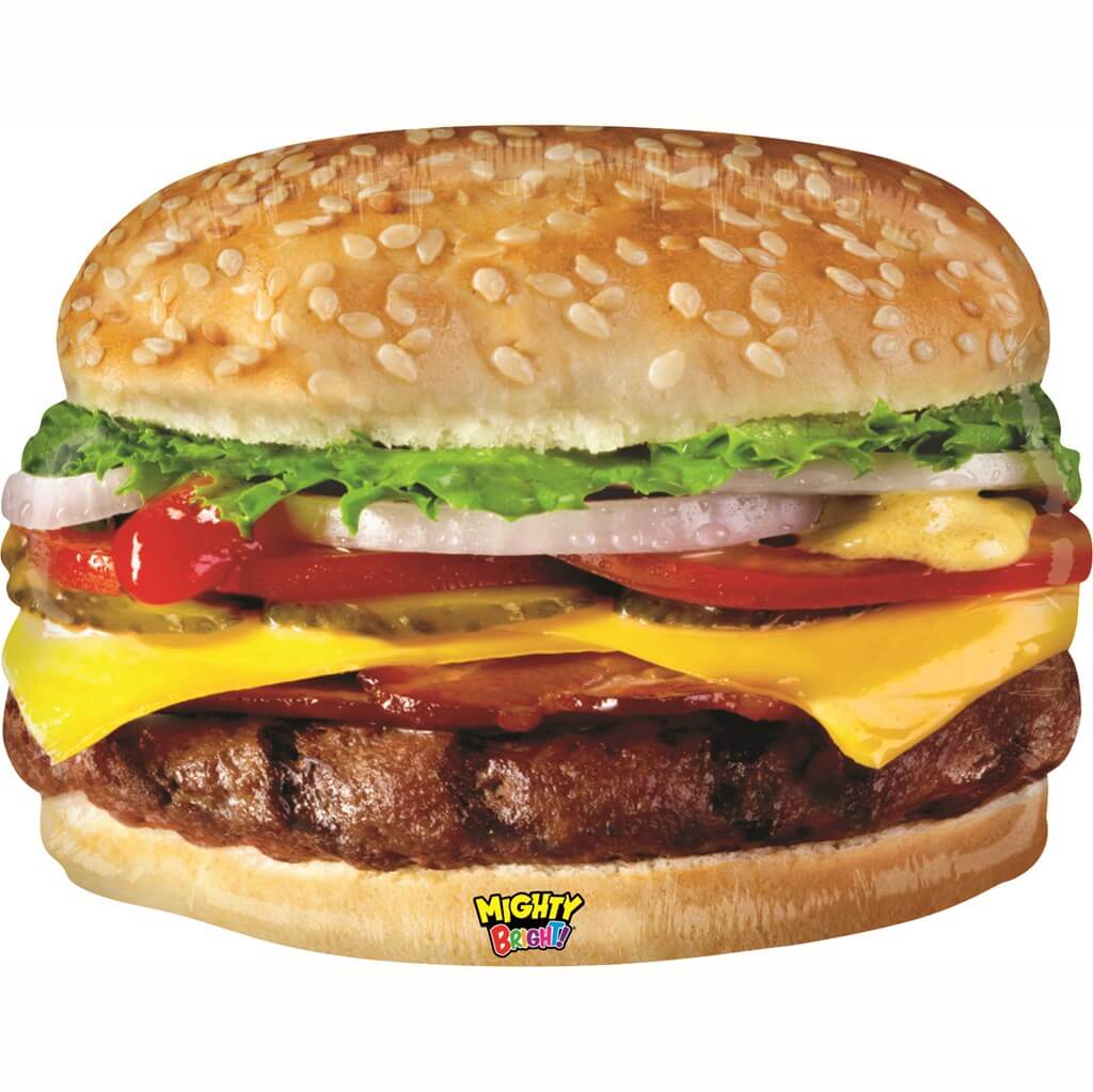 Ballon Hélium Cheeseburger 79cm