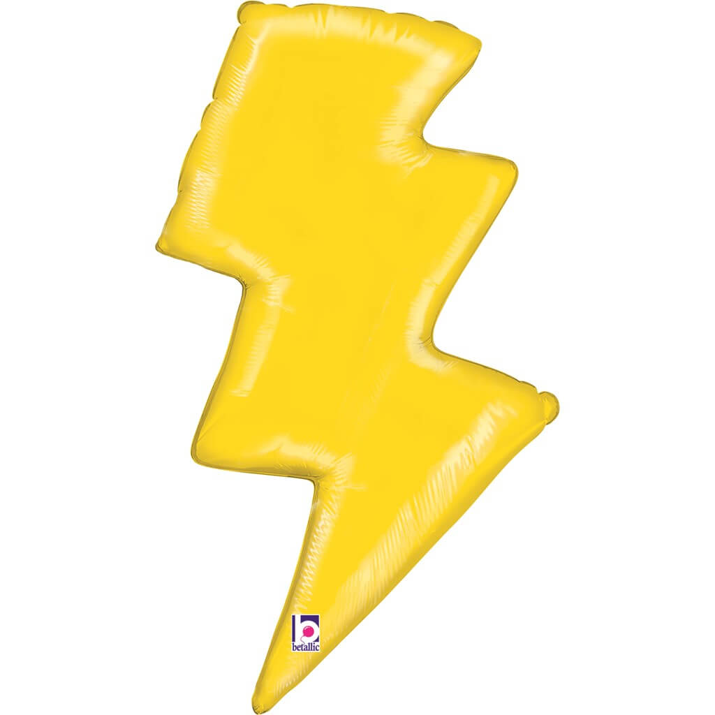 Ballon Géant Éclair Jaune 91cm
