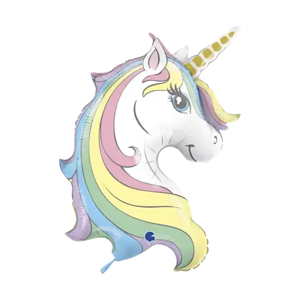 Ballon Tête de Licorne 99cm