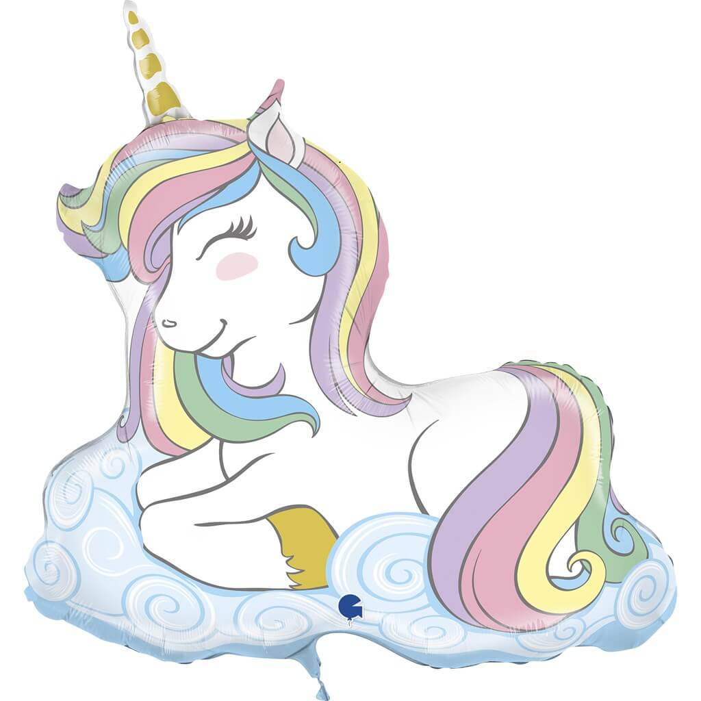 Ballon Licorne Macaron 99cm