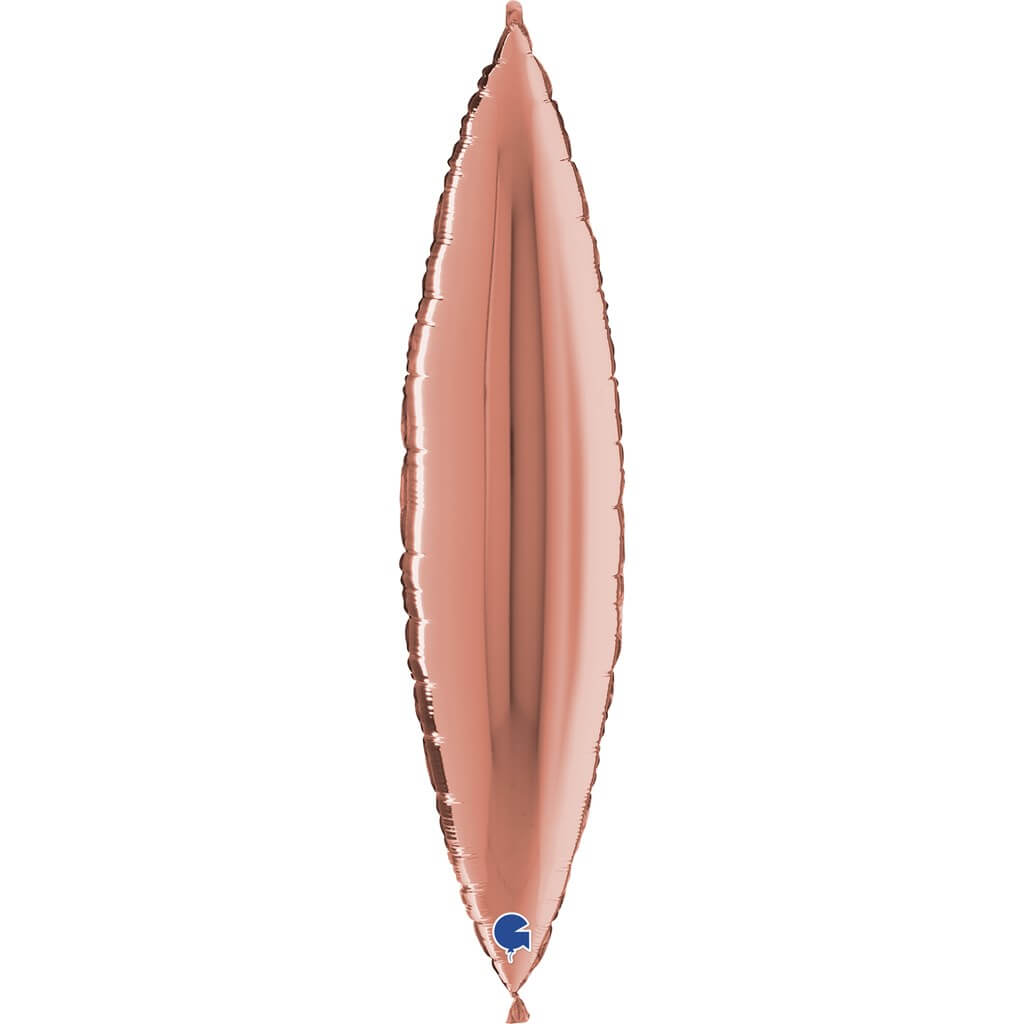 Ballon Métallique Feuille Déco Or Rose 91cm