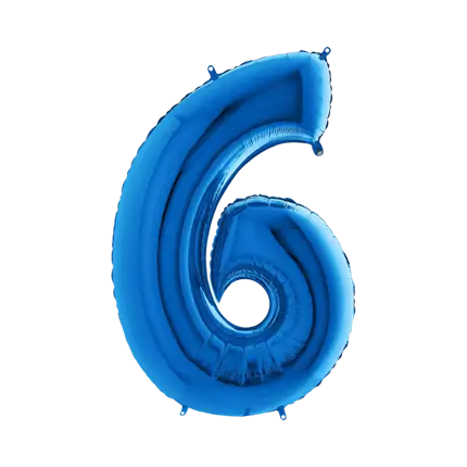 Ballon holographique en forme de chiffre 3 Bleu Tiffany 101,6 cm