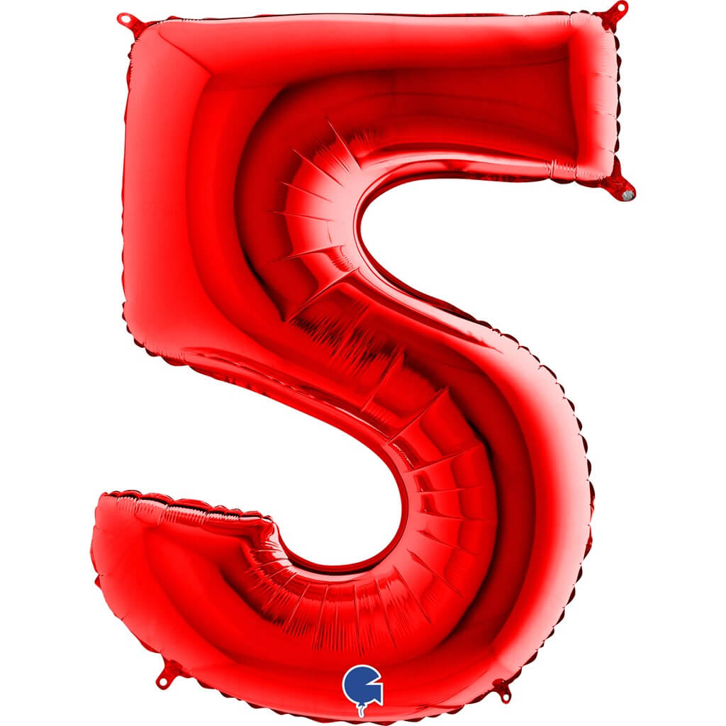 Ballon Anniversaire Chiffre 1 Rouge 36cm : Ballons Chiffre Rouges sur  Sparklers Club