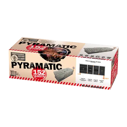 FEU D’ARTIFICE PYRAMATIC® 152 SHOTS - 90 secondes