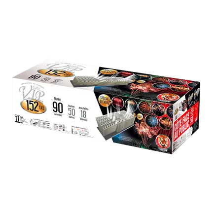 FEU D’ARTIFICE SOIREE V.I.P® 152 TIRS - 90 secondes